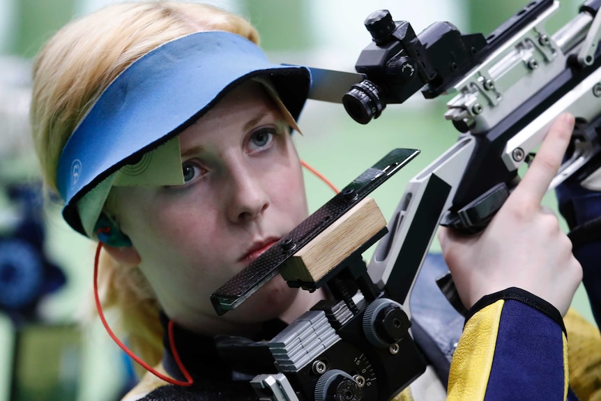 American Olympic shooter Virginia Thrasher