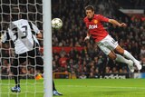 Javier Hernandez buried two headers to lead United to victory at Old Trafford.