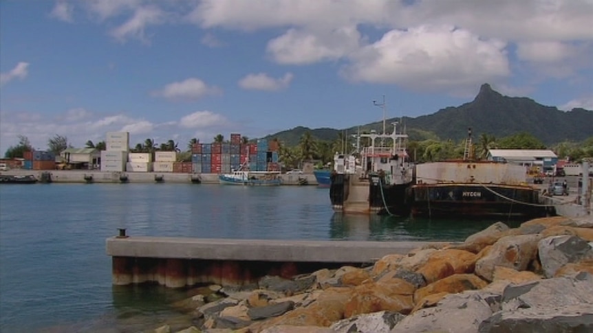 Port in Rarotonga