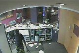 Hotel staff allege a receptionist was hit over the head.