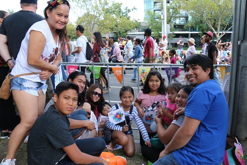 The Piliin and Alvarez families at Moomba