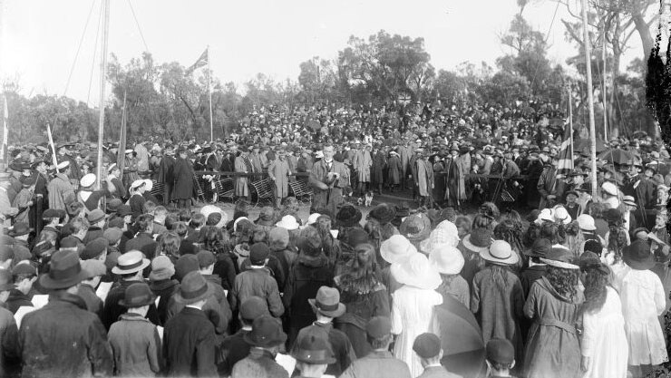 Opening of the Honour Avenue, Kings Park, August 3, 1919