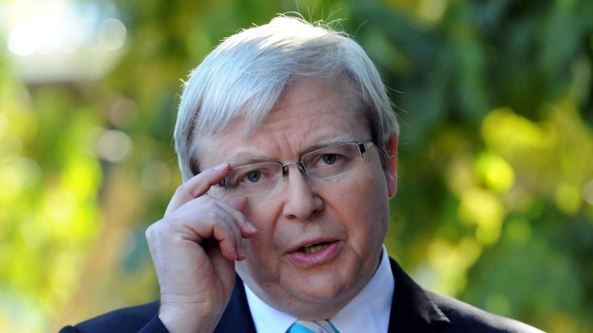 Foreign Minister Kevin Rudd