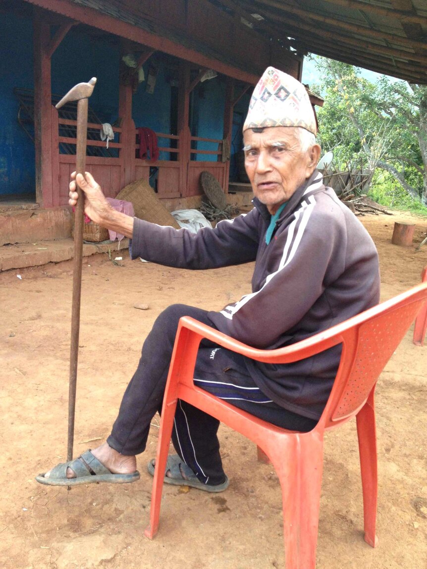 Elder from Gorkha district