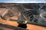 Open cut coal mine.