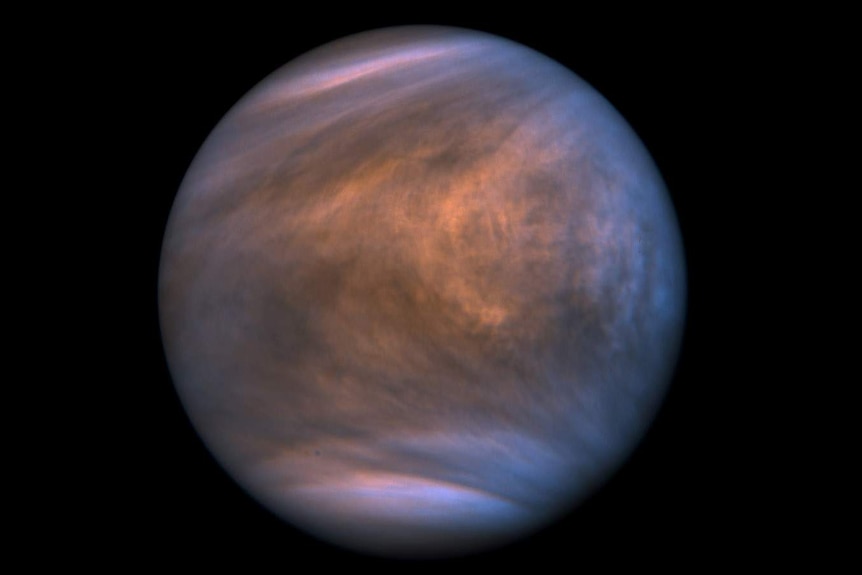 Image of Venus's clouds taken by the Akatsuki spacecraft