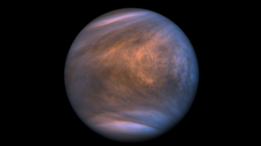 Image of Venus's clouds taken by the Akatsuki spacecraft