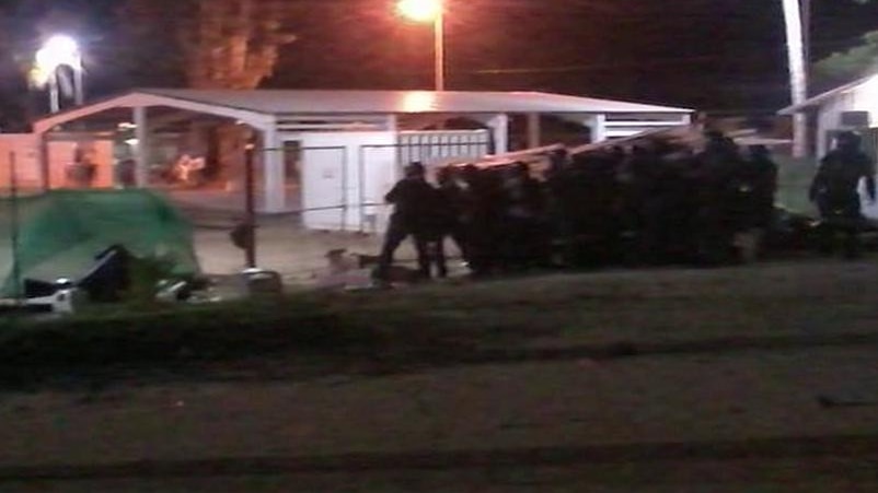 Image reportedly from Manus Island detention centre on February 17, 2014