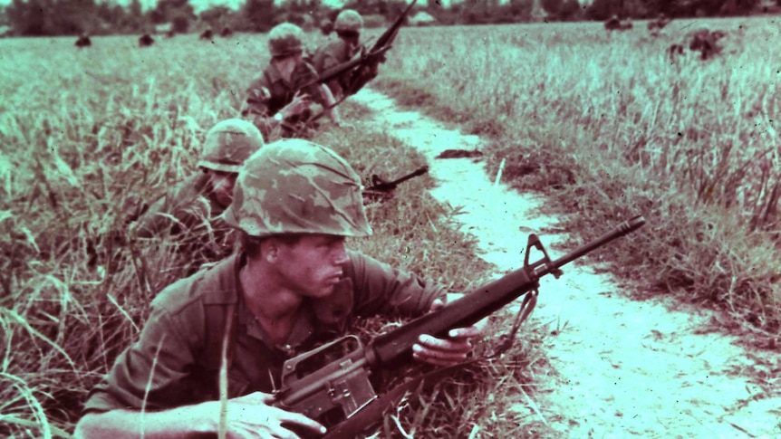 Australian soldiers in Vietnam.