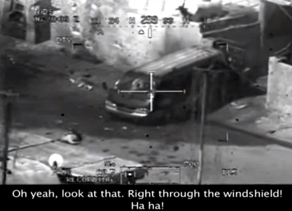 Collateral murder video released by WikiLeaks