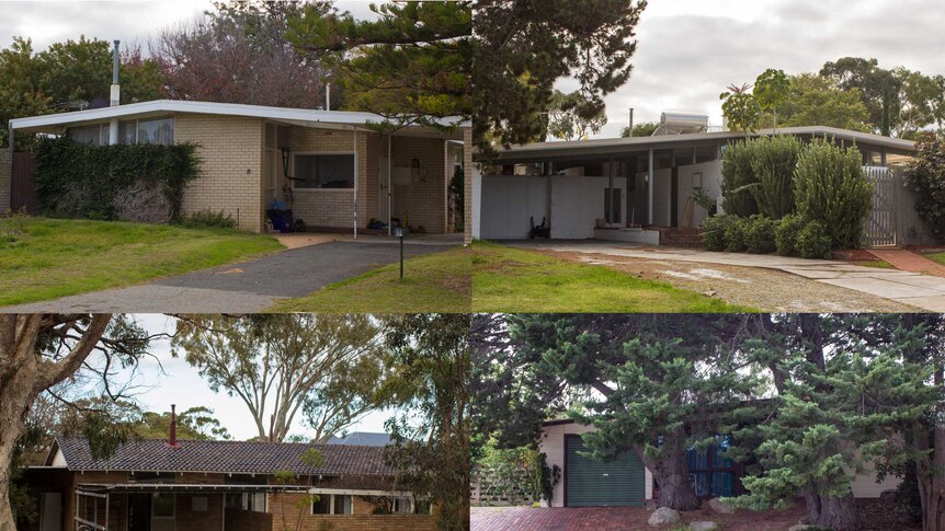 Some of the former games village houses in City Beach today. 3 July 2014.