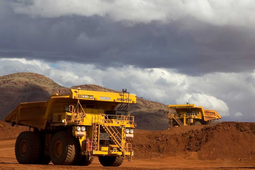 Driverless trucks at  West Angelas Mine