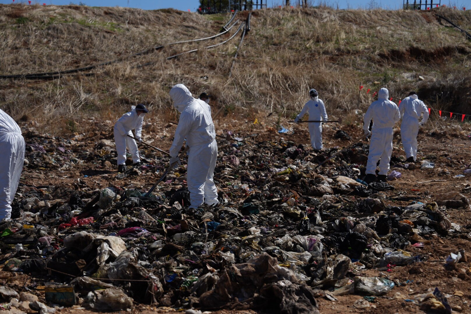 SA Police search Uleybury rubbish dump in Adelaide's north for remains