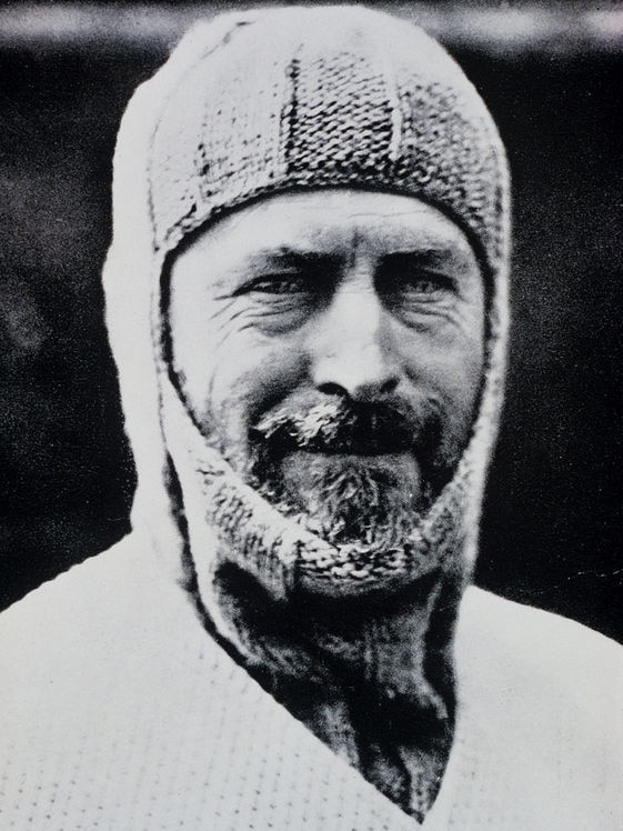 File photo of Australian Sir Douglas Mawson, who survived a grueling Antarctic expedition in 1918