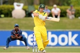 Australia's Travis Head bats in the 2012 ICC U19 Cricket World Cup Final - Australia v India.