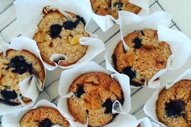 Seasonal fruit friands made from produce at Danny's Farm