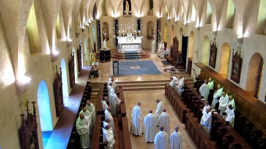 Benedictine religious ceremony.