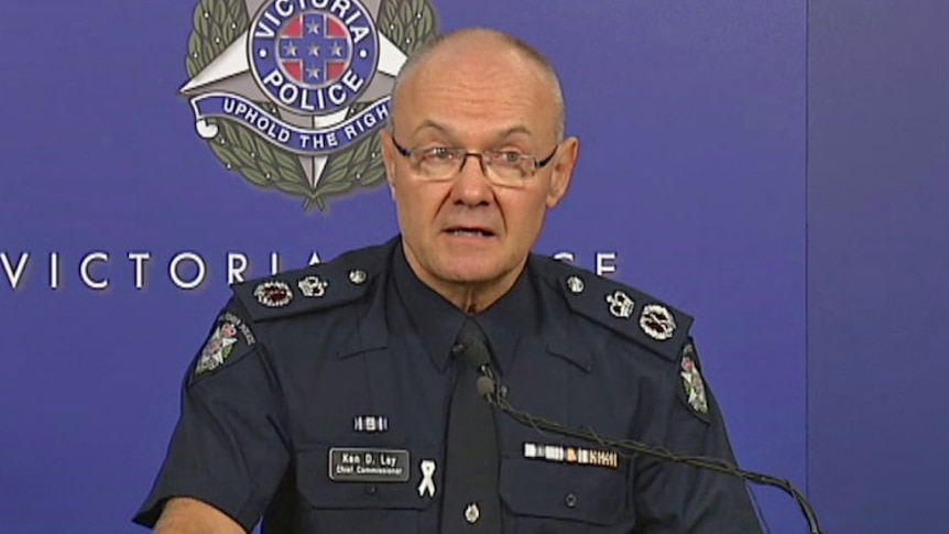 Victoria Police Chief Commissioner Ken Lay will not release police statistics until after the election.