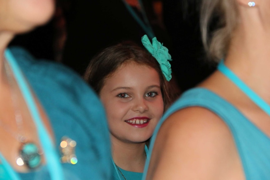 10 year old Chelsea from the Gold Coast sings with her Mum, Sharon, in Vocalesence.