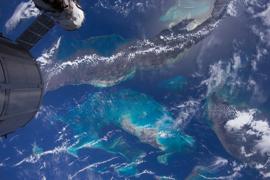 The blue Bahamas