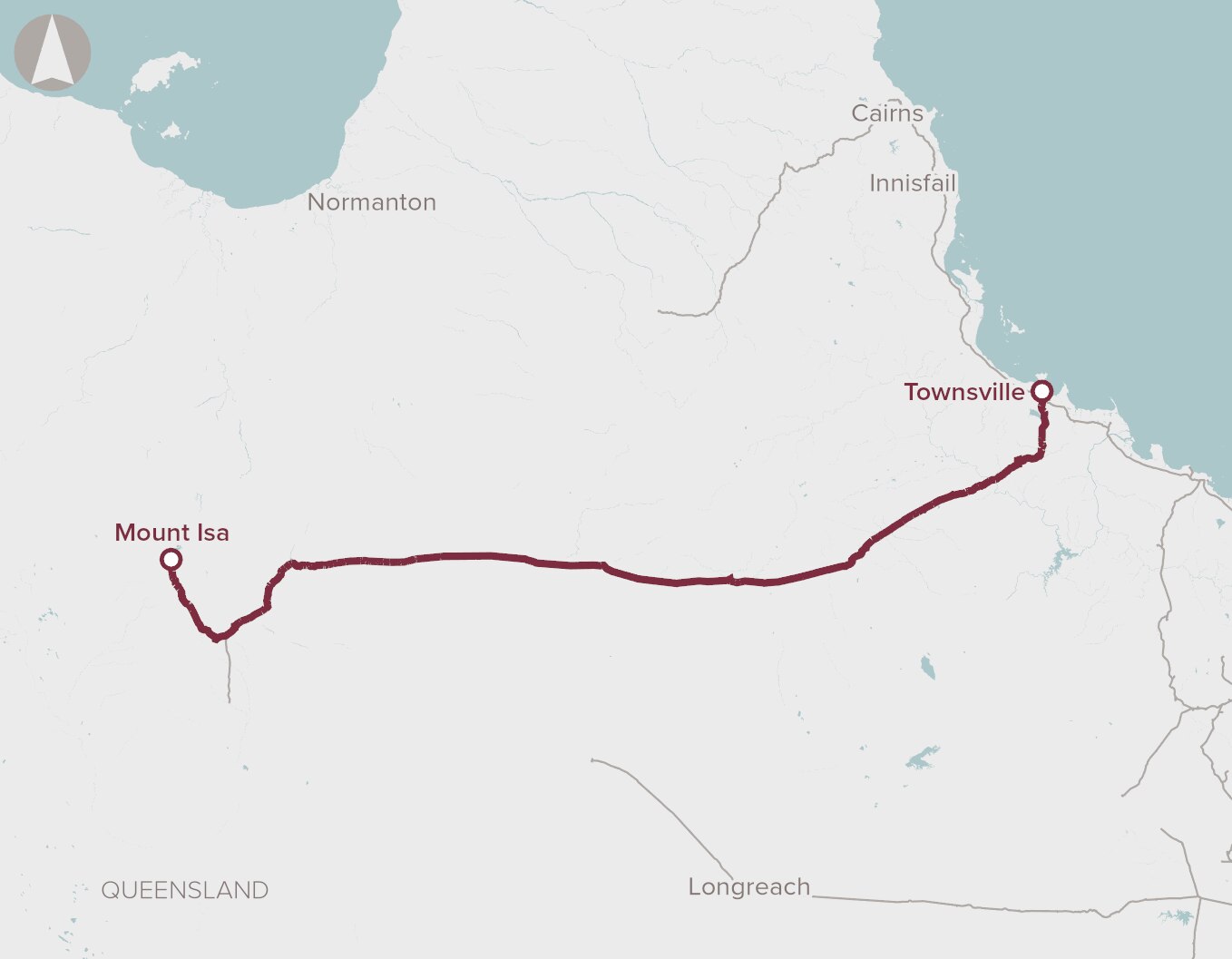 Train crash shuts down Mount IsaTownsville rail line for the second