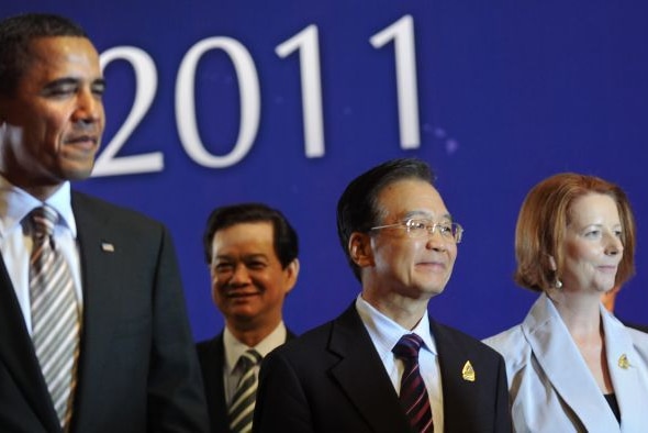 Prime Minister Gillard at the East Asia Summit.