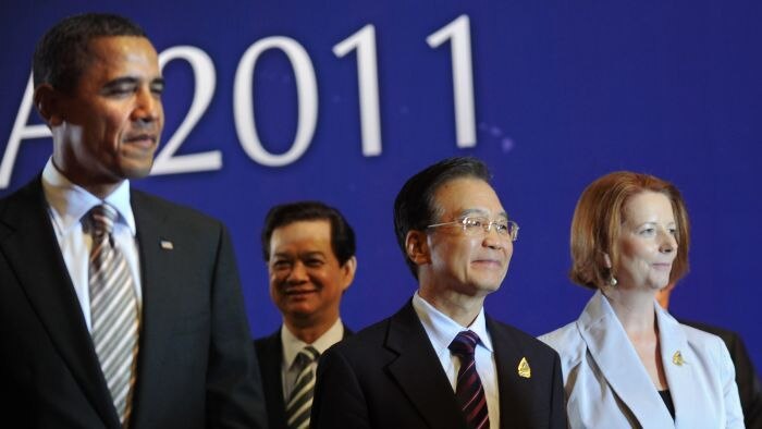 Prime Minister Gillard at the East Asia Summit.
