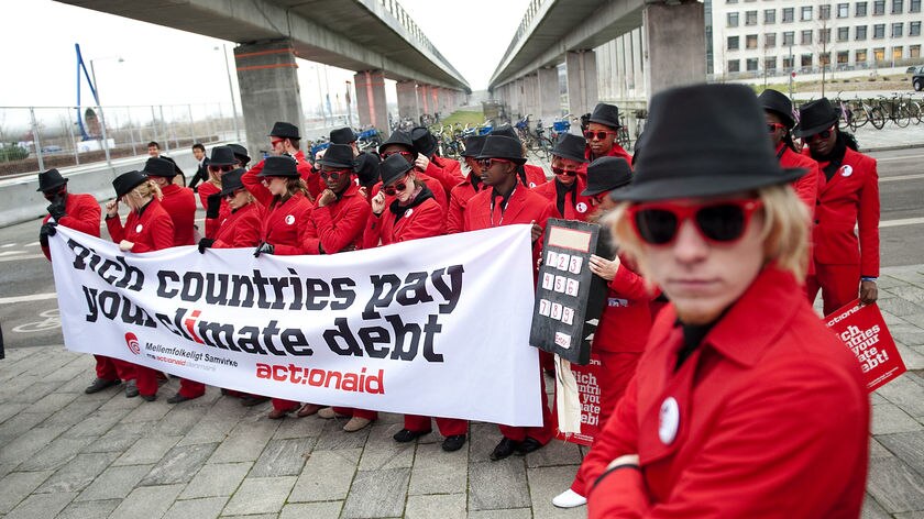 Protesters at Copenhagen