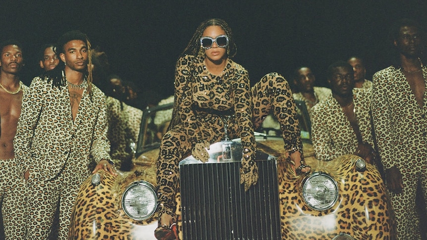 A 2020 promotional image for Beyonce's visual album Black Is King
