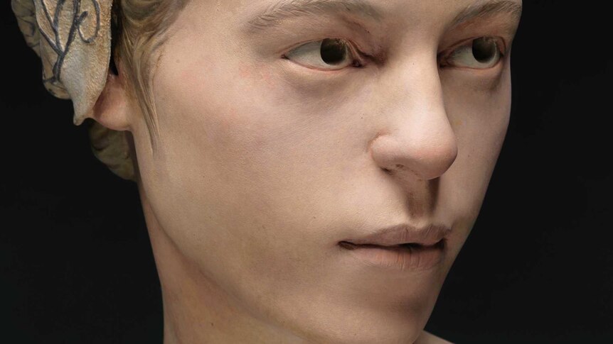 Cannibalism, Jamestown Colony young girl face mock up