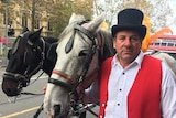 Driver Dean Crichton does not agree with plans to move tourist carriages out of Melbourne's CBD.