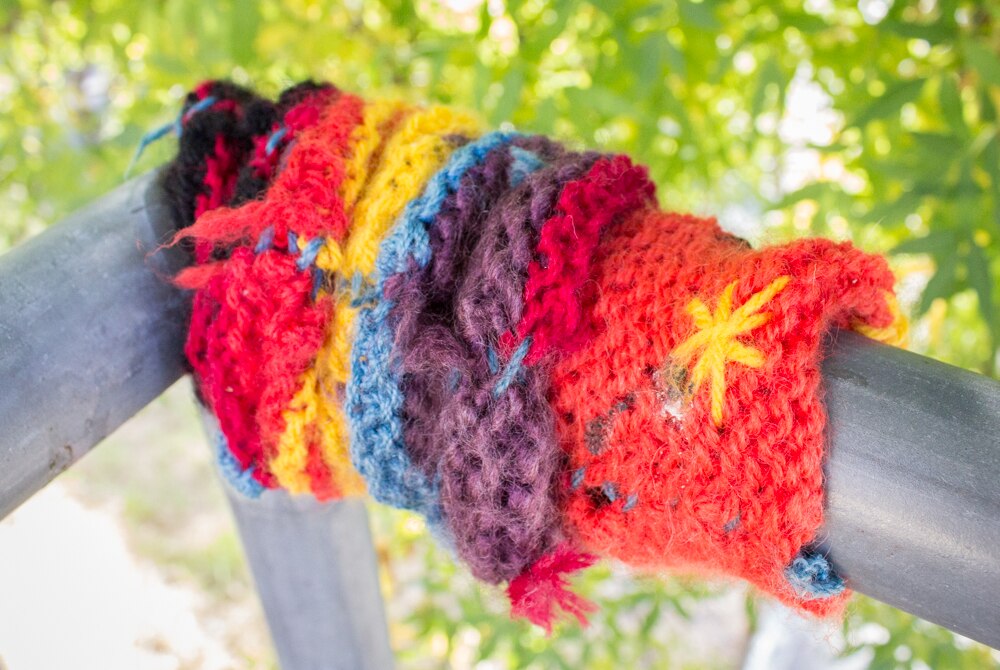 Hobart set to keep its trees warm with yarn bombing ABC News