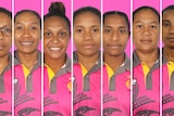 PNG National Womens Cricket team design canva thumbnail