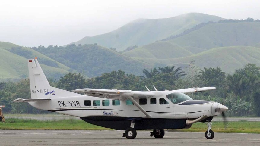 The two pilots were flying one of Susi Air's Cessna Grand Caravan aircraft (file photo)