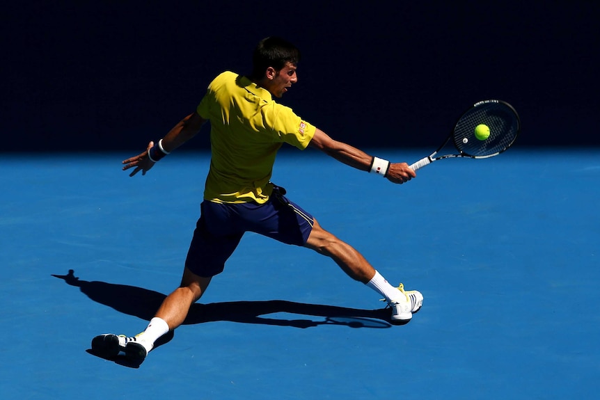 Novak Djokovic at the Australian Open