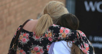 Parents describe hugging their children and ensuring their safety