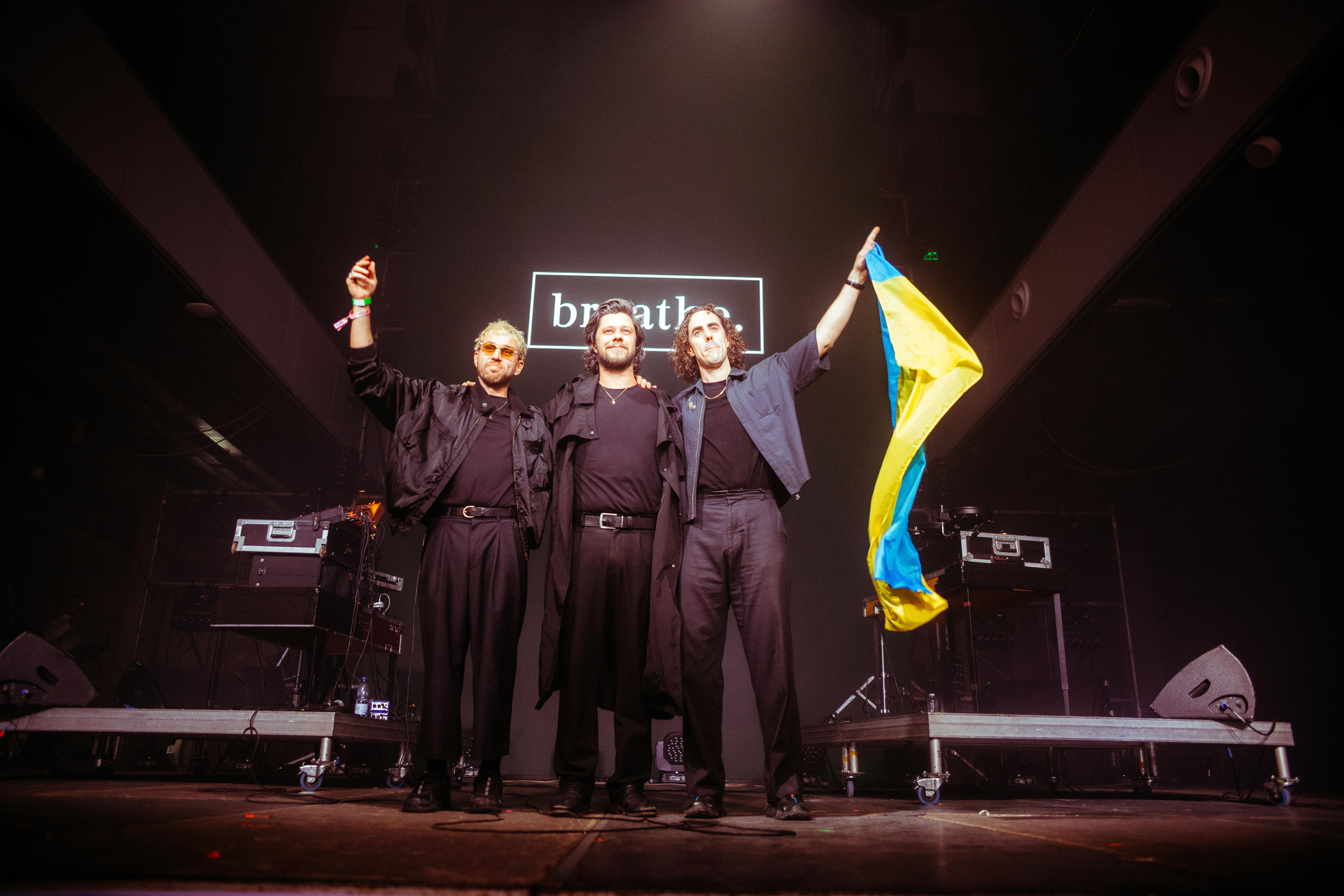 Australian band counts missiles as they gear up to play Kyiv's major music festival