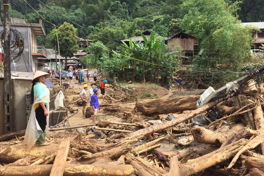 Typhoon Doksuri caused widespread rainfall and left about 1.5 million people without power.