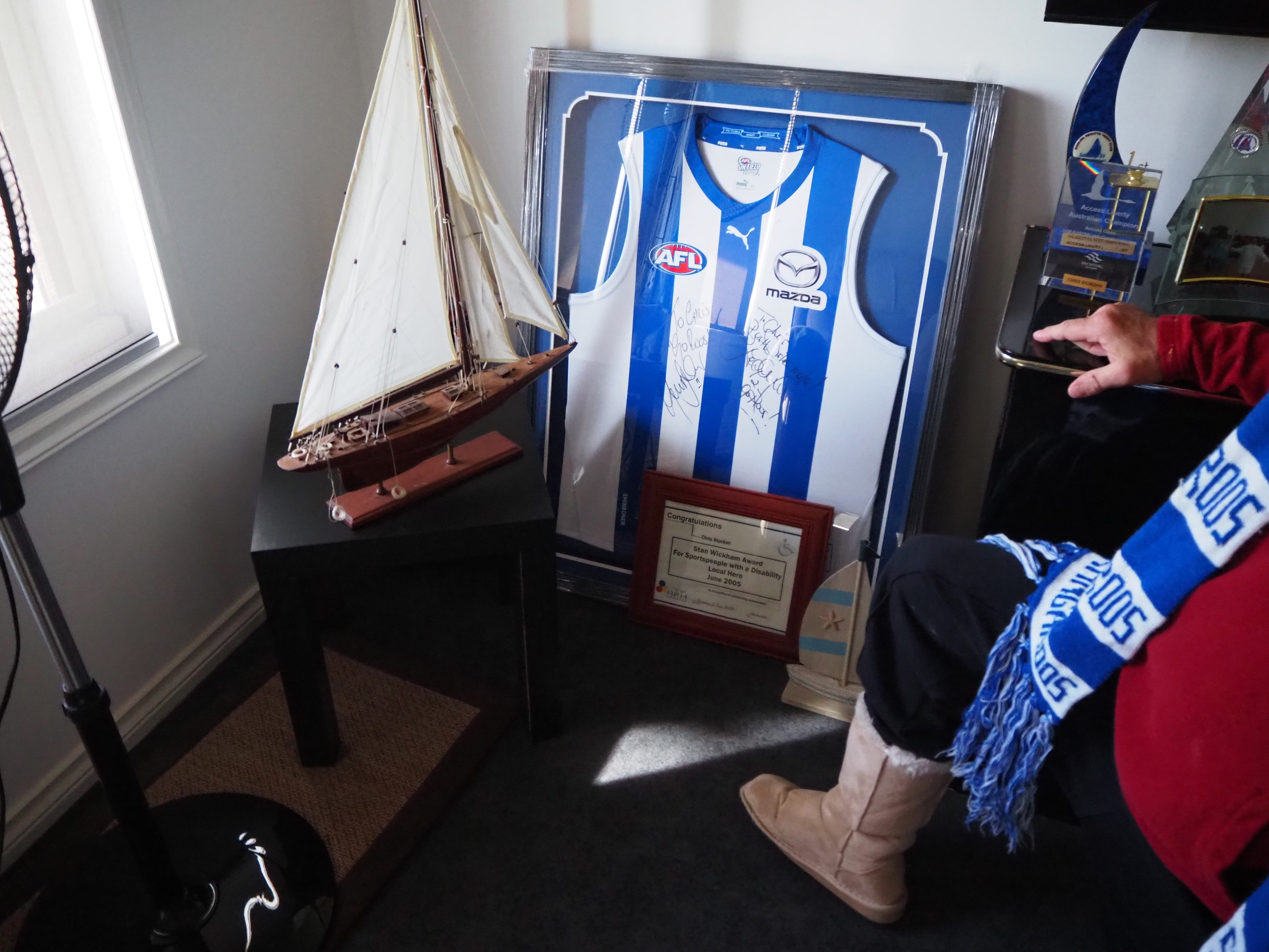 The NDIS helped Chris Riordan thrive, but he wants it to employ more