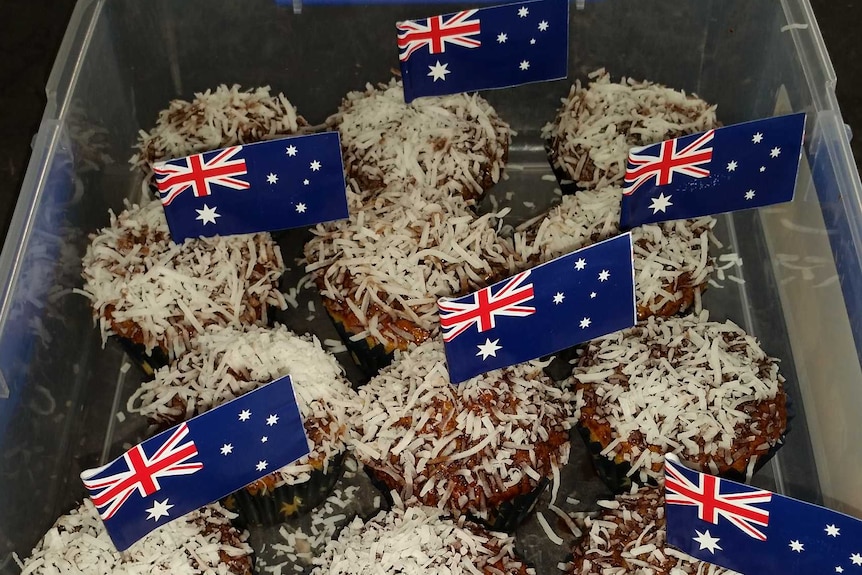 Australia Day lamingtons