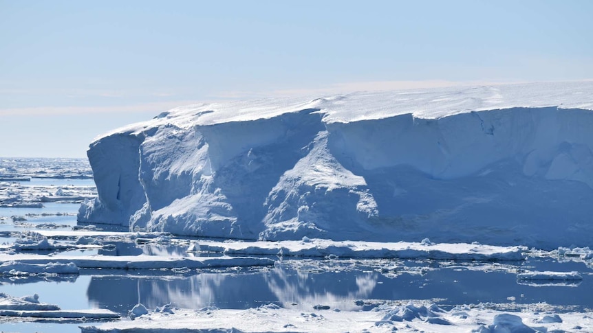 An ice berg floating in Antarctica, supplied by Susan Bengtson Nash for the Sentinel Program.