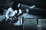 Peter Green from Fleetwood Mac plays the guitar.