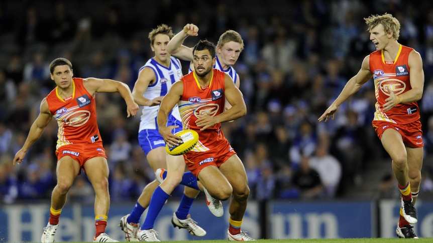 Hunt produced an impressive first half before the Roos bounced back.