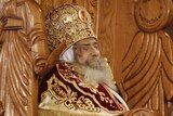 The body of Pope Shenouda III, the head of Egypt's Coptic Orthodox Church
