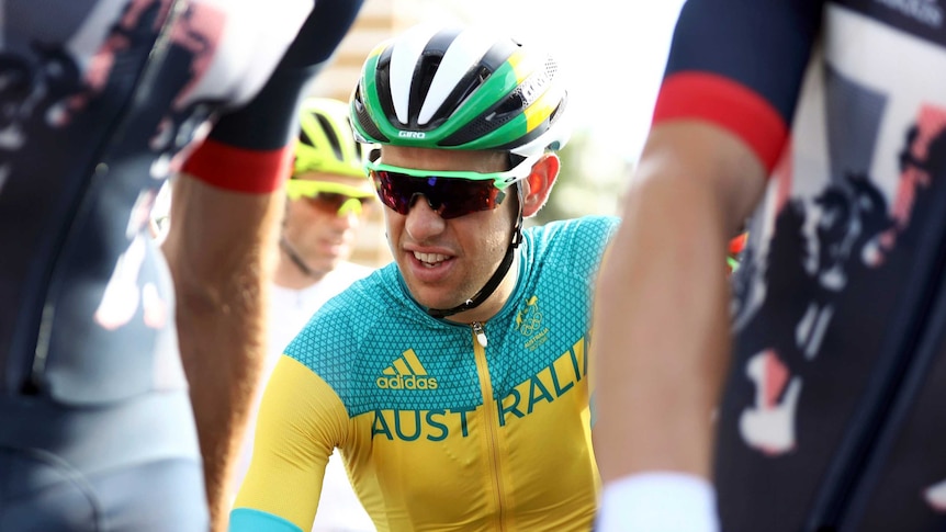 Australia's Richie Porte prepares for the men's cycling road race at the Rio Olympics in 2016.