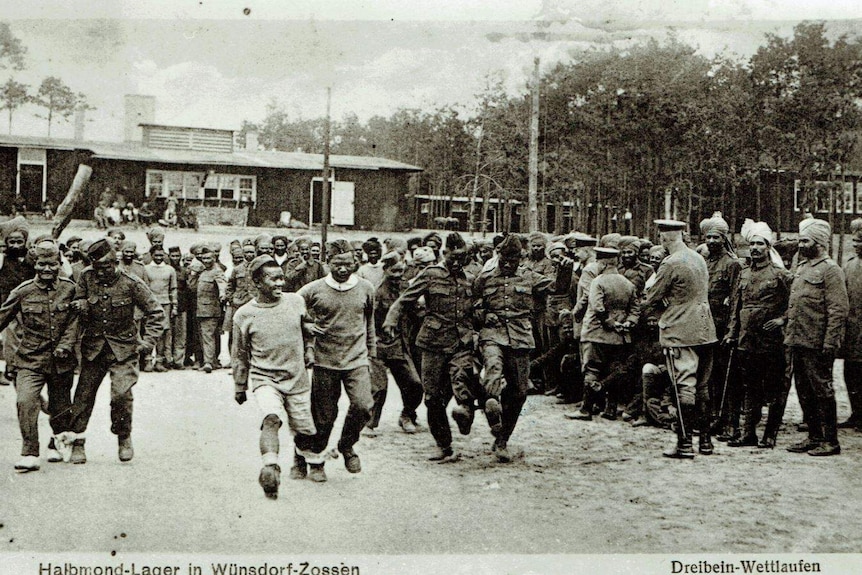 Prisoners at Wünsdorf POW camp
