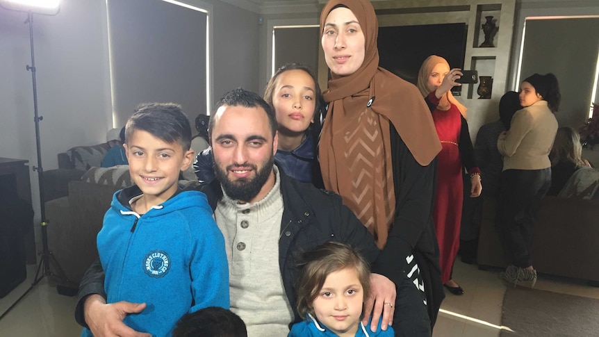 Omar Chandab and his family