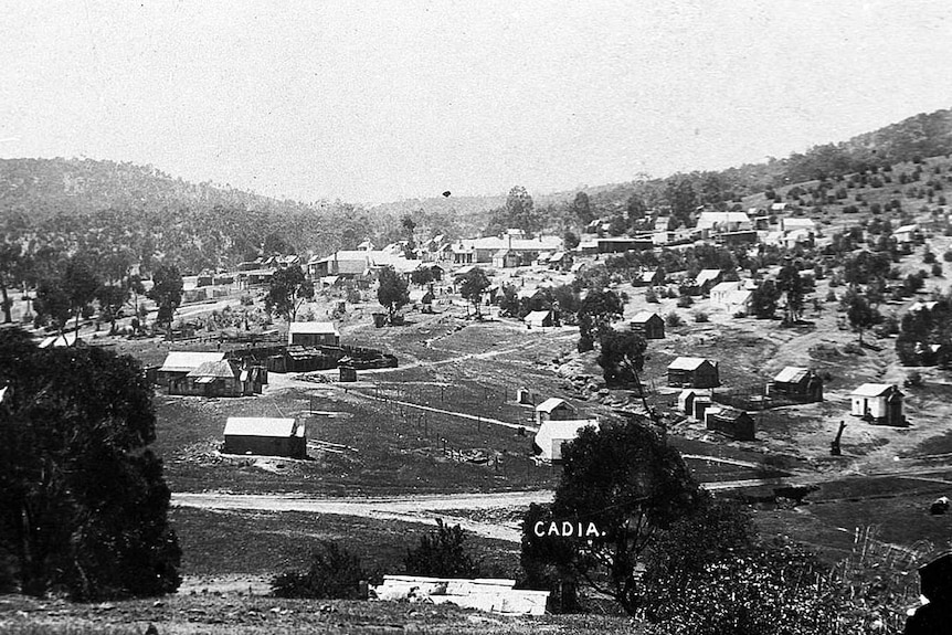 Cadia village in the 1890s