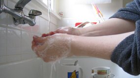 OCD sufferers have intrusive thoughts often combined with compulsions, such as cleaning.