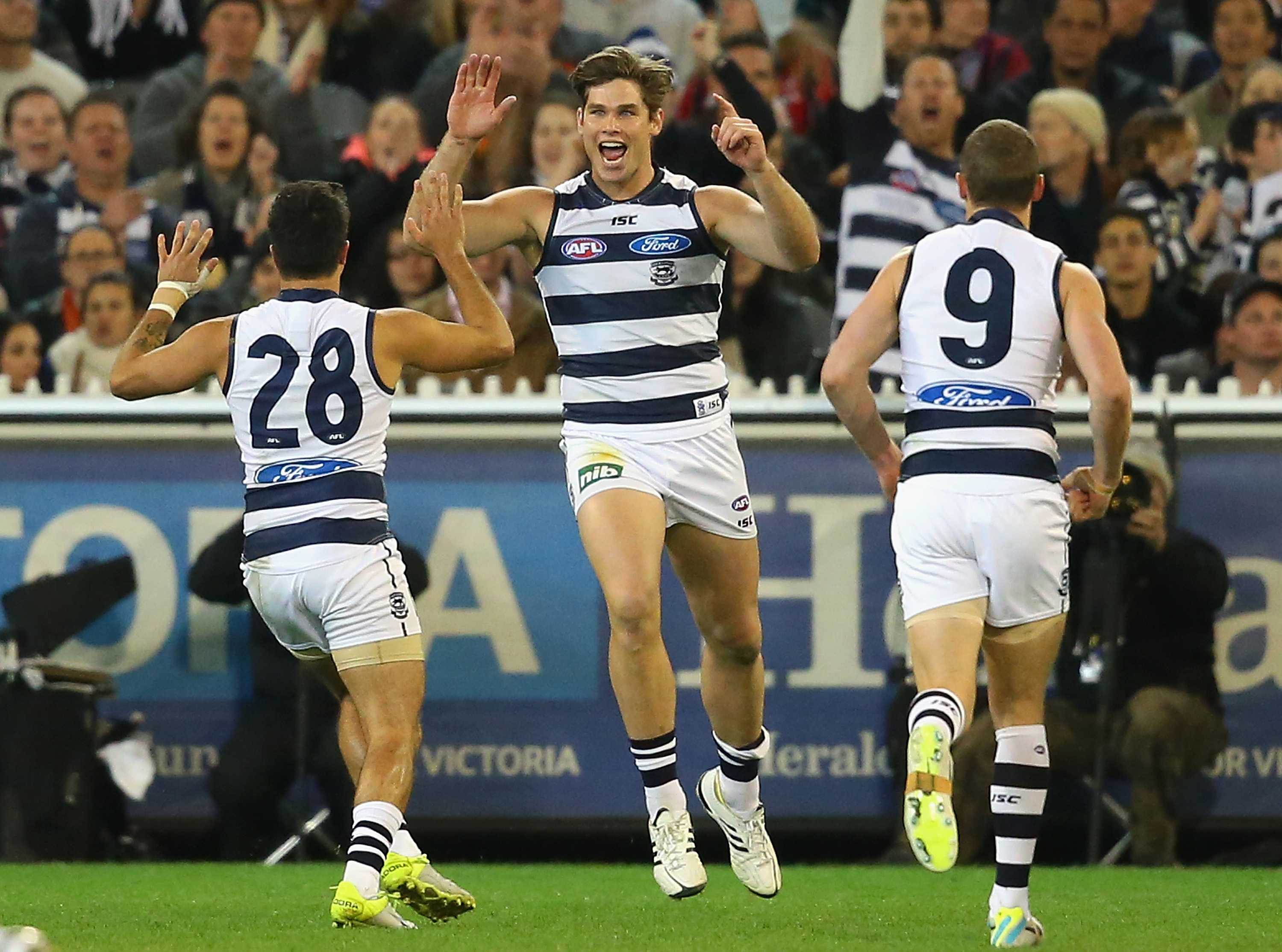 Geelong Surges Past Brave Port Adelaide To Set Up Preliminary Final Date With Hawthorn Abc News